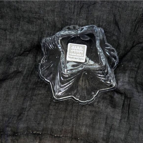 Vintage Crystal Bowl Dish Fifth Avenue Crystal LTD - Picture 5 of 8